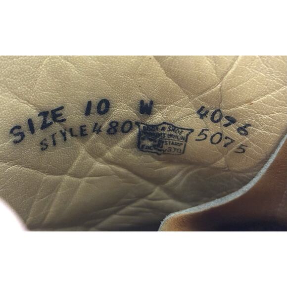 Vintage Weinbrenner Wood N' Stream Insulated Boots Men’s 10W Brown Leather - Picture 6 of 8